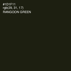 #1D1F11 - Rangoon Green Color Image